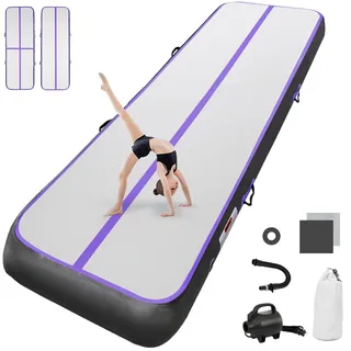 airtrack matte mit elektrischer Luftpumpe 10cm hoch 2M Tumbling Matten Aufblasbare turnmatte Matte gymnastikmatte Yogamatte Camping Trainingsmatte
