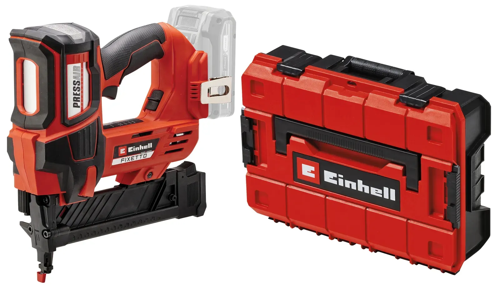 EINHELL PROFESSIONAL Akku-Nagler Fixetto 18/50 N, Solo + Systemkoffer E-Case S-F