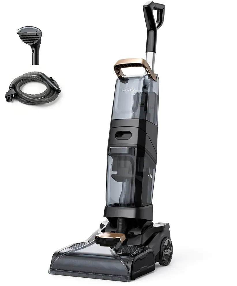 lubluelu X3 Teppichreiniger mit 1000-W-Motor, Doppelbürstensystem und 2-in-1-Reinigung - EU