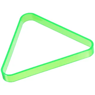 PATIKIL Pool Dreieck Rack Plastik Billiard 8-Kugel Dreieck Regale Billiardtisch Zubehör für 2-1/4" Billardkugeln Grün