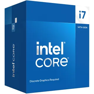 Intel Core i7-14700F CPU 3,4 GHz 8+12 Kerne 33MB Cache Sockel 1700 Boxed