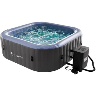 Juskys SpaLuxe 185 x 185 Grau/Blau