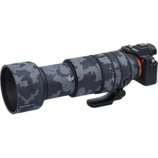 Rolanpro Wasserdichte Objektivabdeckung für Tamron 150-500 mm f5-6.7 Di III VC VXD (A057) - Objektivschutzhülle, Schwarz, Wasserdicht, Stoßfest, Tarnmuster, Schutz für Kameralinsen, Gebrauch im Freien