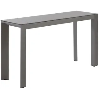 Dehner Chicago Gartentisch 133,5 x 75 x 42 cm grau