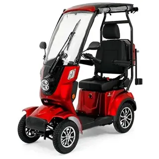 LIBREMO Quad E-Mobil 4-Rad 15km/h integriertes Dach mit Windschutz bis 70Km Reichweite