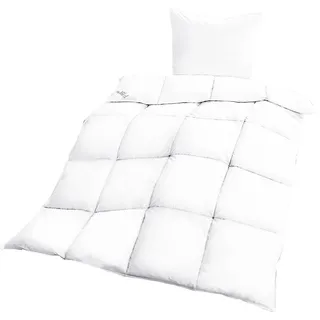 Kassettenbett, 135 x 200 cm (90% Feder, 10% Daunen)