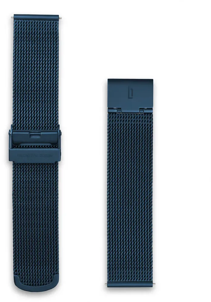 LILIENTHAL BERLIN - STRAP - blue mesh / 20 mm
