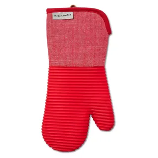 KitchenAid KOM024510LKG Ofenhandschuh Silikon Wasserfest Hitzebeständig - Rot
