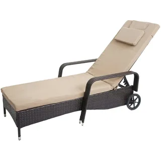197 x 71 x 108 cm braun/beige inkl. Rollen
