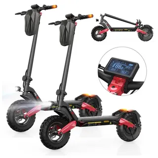 iSinwheel E-Scooter Elektro-Roller für den Geländeeinsatz 80-100km Reichweite, 500,00 W, 20,00 km/h, (2 tlg), 15Ah,doppelte Stoßdämpfung, klappbar, bis 150 kg belastbar