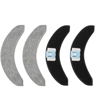 Odashen 4 Stück Ersatz-Mopp-Pads für iRobot Roomba Combo J7 J7+ J7 Plus J9+ J9 plus Roboter-Staubsauger-Ersatzteile, waschbar, wiederverwendbar, Mikrofaser-Wischpad