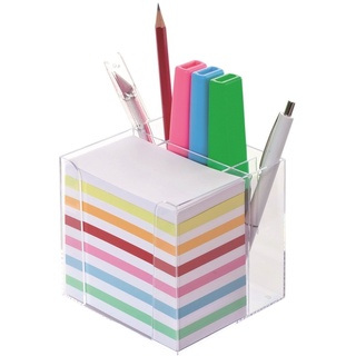 Wedo Zettelbox Kunststoff transparent 700 Blatt 5,5x9cm transparent