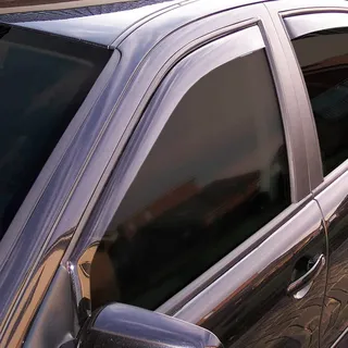 ClimAir Windabweiser Schwarz kompatibel mit Mercedes C-Klasse W206 Limousine/Kombi 2021-