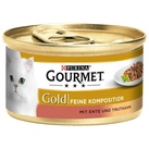 Gourmet Gold Feine Komposition Ente & Truthahn 85 g