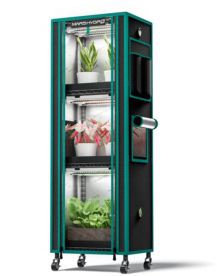 Anzucht/Stecklinge Komplettset (40x30x120 cm) 54 Watt LED