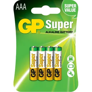 GP Batterie Alkaline Aaa Micro, LR 03, 1,5V)