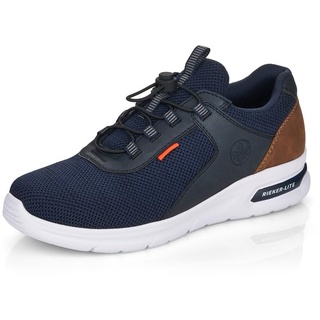 Rieker Herren Low-Top Sneaker B7367, Männer Halbschuhe,schnürschuhe,schnürer,straßenschuhe,Strassenschuhe,Sportschuhe,blau (14),40 EU / 6.5 UK - 40 EU