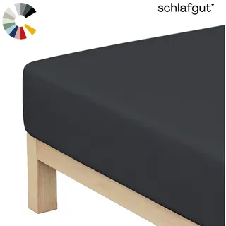 Mako-Jersey 140 x 200 - 160 x 200 cm titan