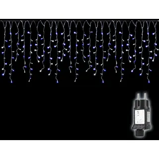salcar 5m LED Eisregen Lichterkette Außen Innen, Lichtervorhang Fenster Weihnachten, Weihnachtsbeleuchtung Strom 31V mit 8 Beleuchtungsmodi und