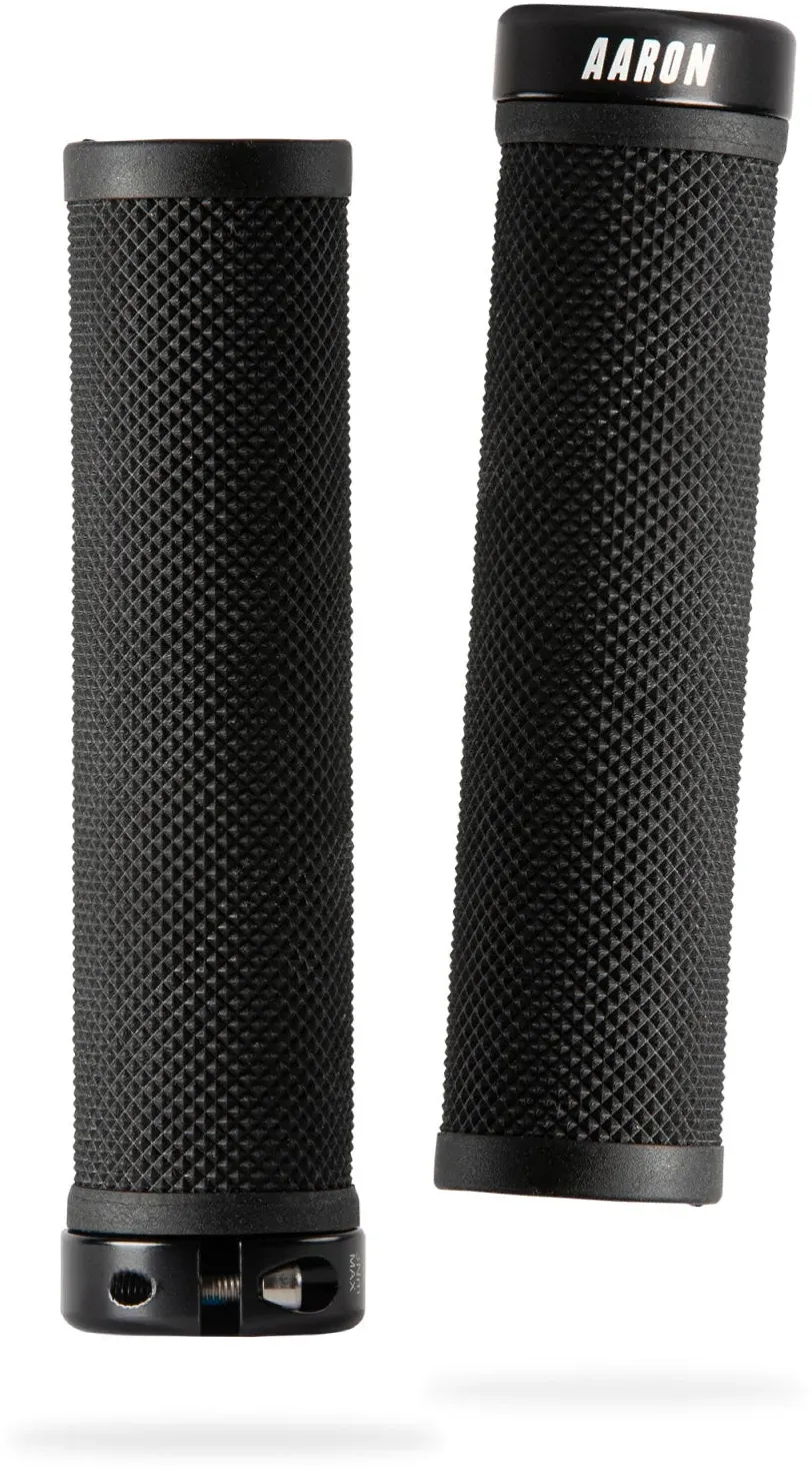 AARON MTB & BMX Fahrradgriffe - Schwarz - Diamant Profil