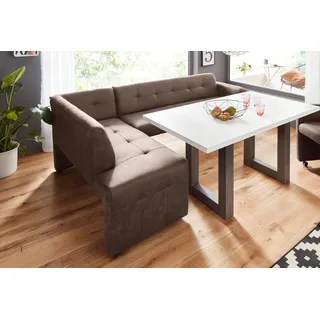 Luxus-Microfaser langer Schenkel rechts braun