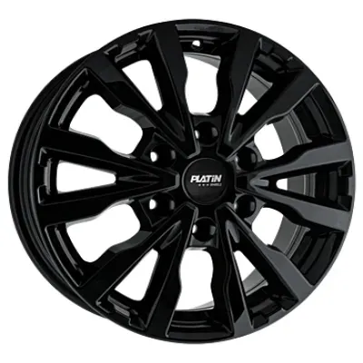 Platin P86 Black Glossy 8.5x17 ET 55 6/139.7 Alufelge Schwarz