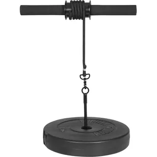 Gorilla Sports GORILLA SPORTS® Unterarmtrainer - bis 18 kg Belastbar, rutschfeste gepolsterte Griffe, aus Stahl, Schwarz - Wrist Roller, Handgelenktrainer, Griffkraft Trainer, Krafttraining, Fitnessgeräte