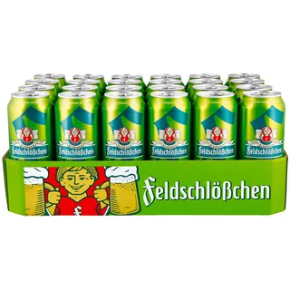 Feldschlößchen Naturtrübes Radler 2,5 % vol 0,5 Liter Dose, 24er Pack