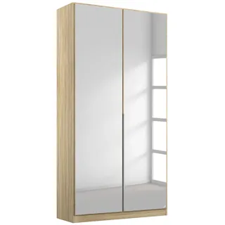 91 x 229 x 54 cm Eiche Sonoma Nachbildung mit Spiegel