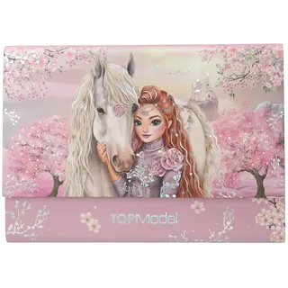 DEPESCHE TOPModel Briefpapier in Fächermappe Viva Violet