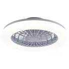 Deckenventilator mit Beleuchtung Wohnzimmer Fernbedienung leise Deckenleuchte Ventilator Dimmbar, CCT Nachtlicht Timer, 49 Watt LED 1800lm 3000-6500K, D 48,5 cm