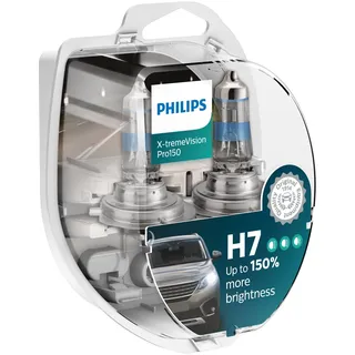 Philips 12972XVPS2 Halogen Leuchtmittel X-tremeVision Pro150 H7 55W 12V
