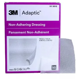 ADAPTIC 7,6x7,6 cm feuchte Wundauflage 3M 2012 50St