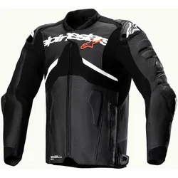 Alpinestars Atem V5, Lederjacke - Schwarz/Weiß - 52
