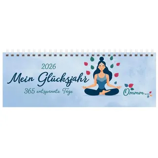 Korsch Verlag Tischquerkalender Mein Glücksjahr 2026