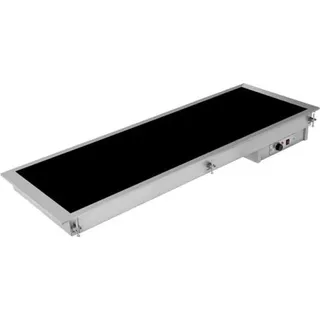 onnera Einbau Glaskeramik-Warmhalteplatte mit Strahlheizkörpern Gn 5/1