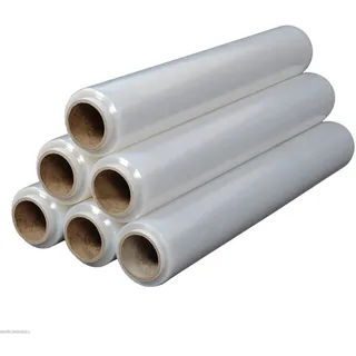 Paket.ag 6 Rollen Stretchfolie 17 my, 500 mm transparent Palettenfolie Wickelfolie Strechfolie Verpackungsfolie