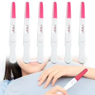 Schwangerschafts Schnelltest, Pregnancy Test, Schwangerschafts-Frühtests,Schnell, Sicher, Zuverlässig und Einfach, Urintest, Schwangerschaft, 5 Minuten Schnellerkennung, 6 Stück
