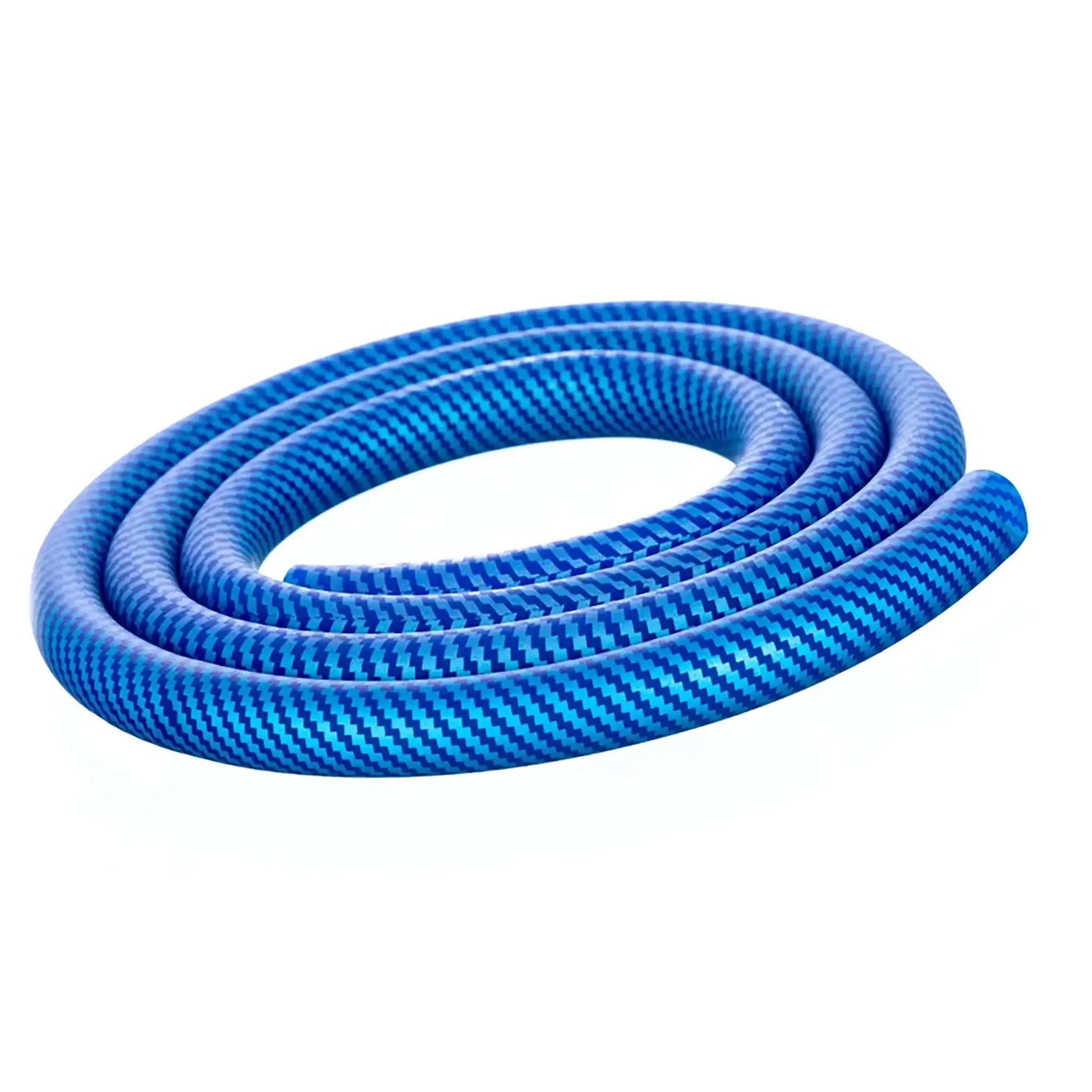 Silikonschlauch Soft Touch Carbonoptik (Blau)