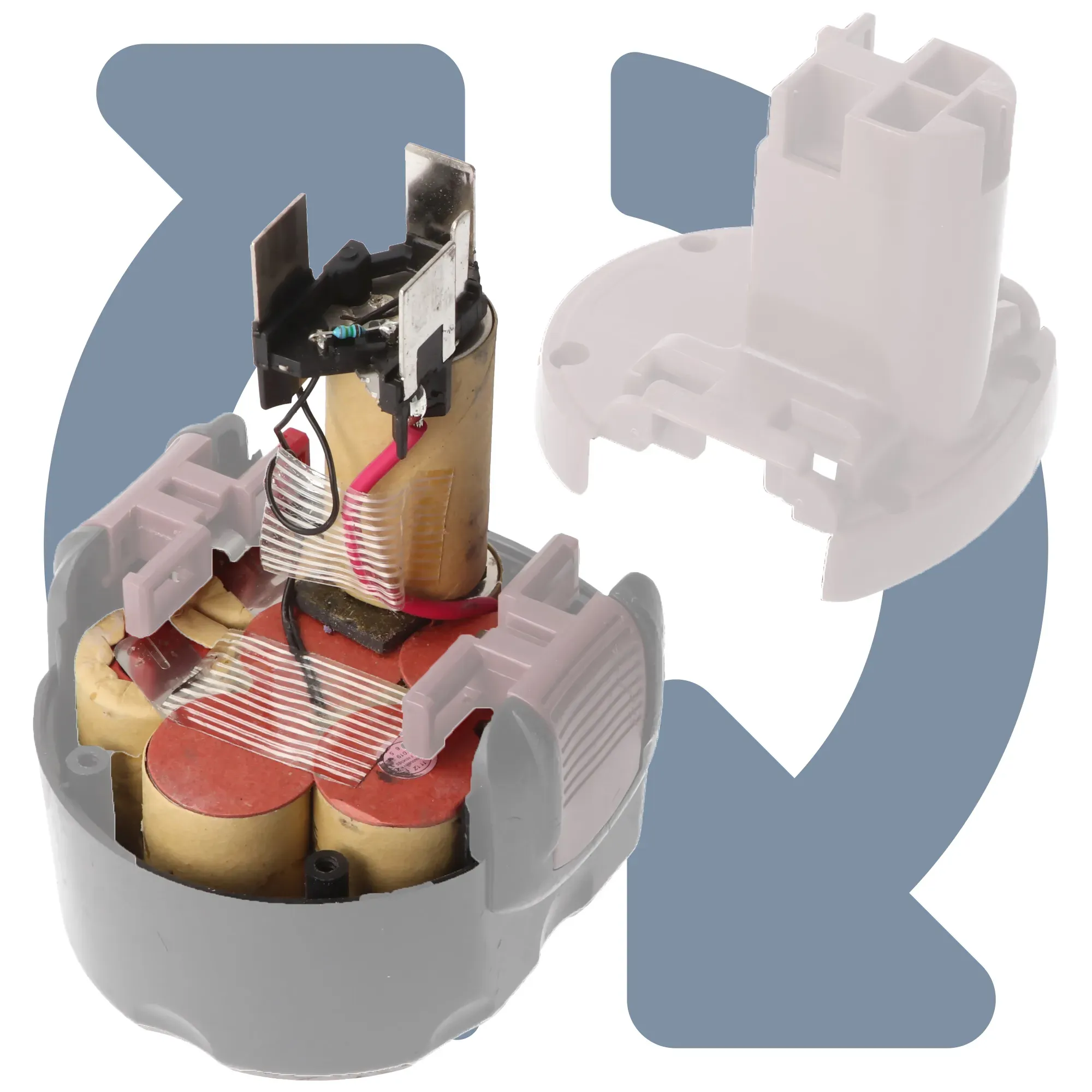 Akku Reparatur, Konfektion Ihres AkkuPack 6,0 Volt / 1700mAh