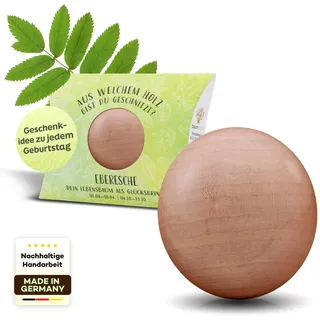 Baumstark Glücksbringer Geburtstag Handschmeichler aus Ebereschenholz mit Baumhoroskop passend zum Geburtsdatum. Spüre die Kraft deines persönlichen Seelenbaums – Kraftspender, Mutmacher, Geschenk