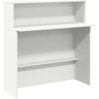 vidaXL Empfangstheke Weiß 200x50x103,5 cm Holzwerkstoff