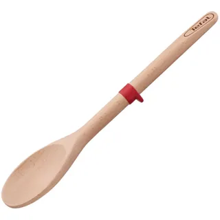 Tefal Ingenio Holz-Löffel, braun/rot, 38.4 x 9.2 x 2.7 cm