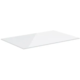 Neoro n50 Slim-Konsolenplatte B: 80 cm aus thermoplastischem Werkstoff (PMMA), BN0402WH,