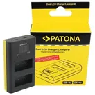 Patona Dual LCD USB Ladegerät für Fuji NP-W126