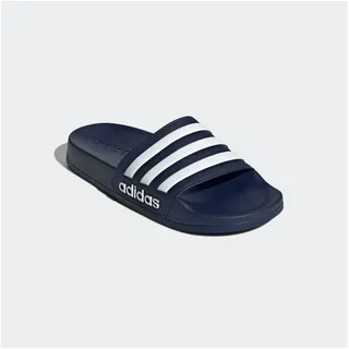 Adilette Shower Slides Dark Blue / Cloud White / Dark Blue 37