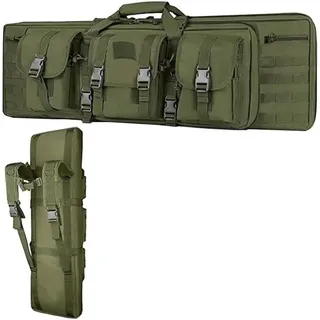 ZYREHAW Gewehrtasche,Luftgewehr Tasche,Gewehrkoffer Futteral Langwaffen Fürpistole Gewehr Range Bag Für Jagd Schießstand Schusswaffentransport,Taktische Zubehör,Waffentasche Für Langwaffen A,93CM