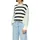 Rundhals-Pullover Creme Blau 46