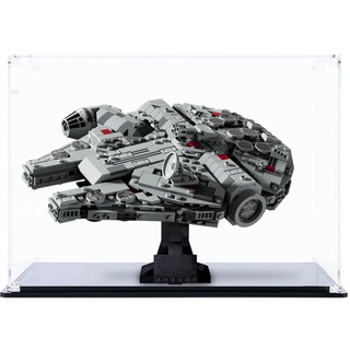 icuanuty Acryl Vitrine für Lego Millennium Falcon 75375, Staubgeschützte Aufbewahrung und Organisation Vitrine für Lego Vitrine, Größe: 31x20x21 cm (Nur Display Case)