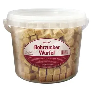 Hellma Rohrzucker-Würfel, im Eimer